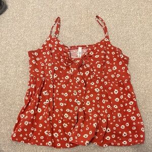 Floral Maroon Women's Top